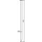 Ground peg | 25 mm x 25 mmwith welded head for driving in the ground | 650 mm long